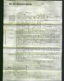 Court of Common Pleas - Elizabeth Clark Bentham-Original Ancestry