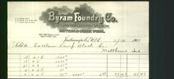 Letterhead - Byram Foundry Co.