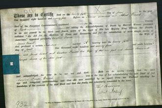 Deed by Married Women - Caroline Frances Vincent-Original Ancestry