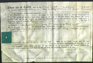 Deed by Married Women - Eliza Collier-Original Ancestry