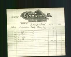 Letterhead - Byram Foundry Co.
