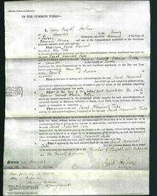 Court of Common Pleas - Sarah Harwood Tribe-Original Ancestry