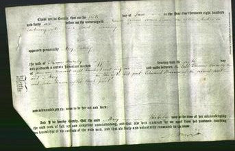 Deed by Married Women - Mary Wakeley-Original Ancestry