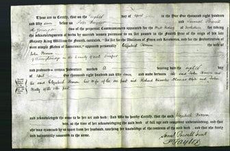 Deed by Married Women - Elizabeth Brown-Original Ancestry