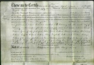 Deed by Married Women - Letitia Margaretta Mathias-Original Ancestry