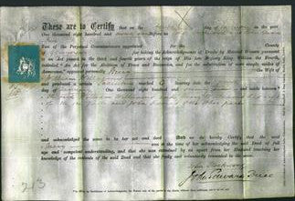Deed by Married Women - Mary Williams-Original Ancestry