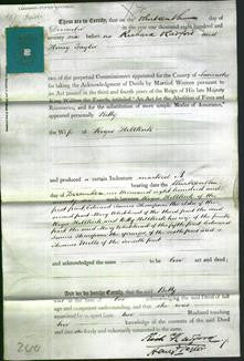 Deed by Married Women - Betty Hillkirk-Original Ancestry