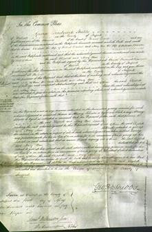 Court of Common Pleas - Elizabeth Barton and Mary Ann Bowater-Original Ancestry