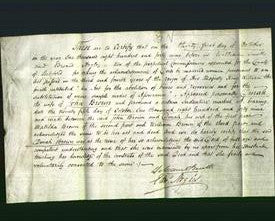 Deed by Married Women - Dinah Brown-Original Ancestry