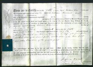 Deed by Married Women - Rebecca Harman Beckwith-Original Ancestry