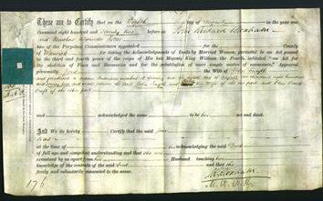Deed by Married Women - Jane Smyth-Original Ancestry