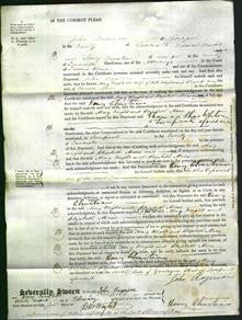 Court of Common Pleas - Mary Wright and Elizabeth Moss-Original Ancestry