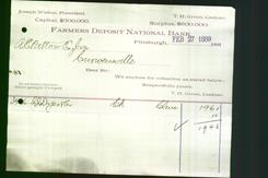 Bank Letterhead - Farmers Deposit National Bank