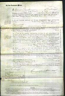 Court of Common Pleas - Mary Maria Pickard-Original Ancestry