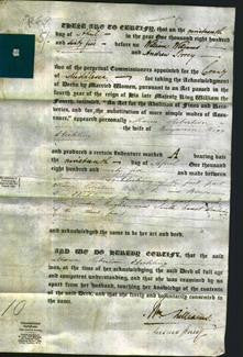 Deed by Married Women - Maria Robertson Hickling-Original Ancestry