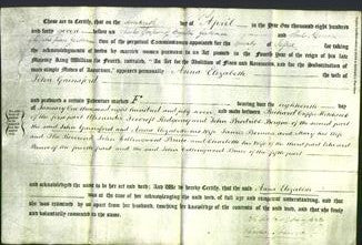 Deed by Married Women - Anna Elizabeth Gainsford-Original Ancestry