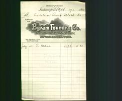 Letterhead - Byram Foundry Co.
