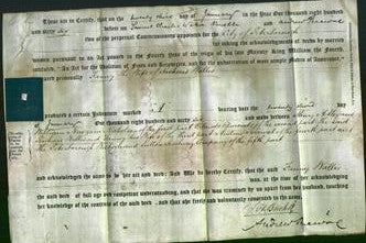 Deed by Married Women - Fanny Wallis-Original Ancestry