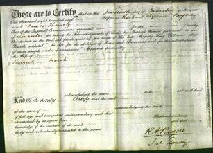 Deed by Married Women - Ann Robson-Original Ancestry