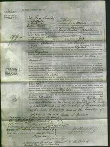 Court of Common Pleas - Elizabeth Hutchinson-Original Ancestry
