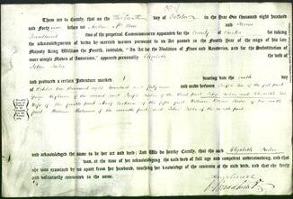 Deed by Married Women - Elizabeth Furber-Original Ancestry