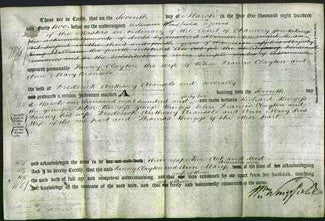 Deed by Married Women - Fanny Clayton, Ann Mary Aransolo-Original Ancestry