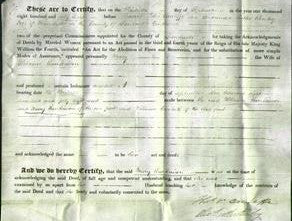 Deed by Married Women - Mary Hankinson-Original Ancestry