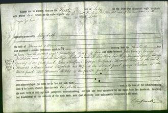 Deed by Married Women - Elizabeth Moore-Original Ancestry
