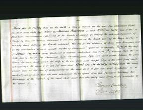 Deed by Married Women - Sarah Harrison-Original Ancestry