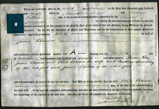 Deed by Married Women - Alice Brown-Original Ancestry