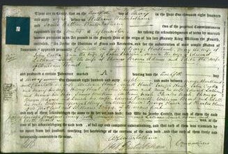 Deed by Married Women - Charlotte Hartland, Mary Cook, Ann Shirwin, Maria Latham, Dinah Adams and Edith Beard-Original Ancestry