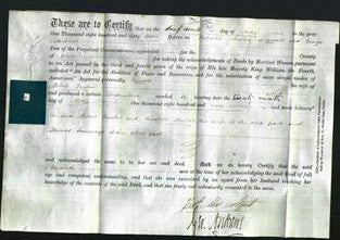 Deed by Married Women - Elizabeth Fowler-Original Ancestry