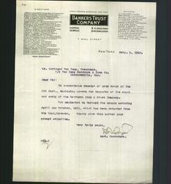 Letterhead - Bankers Trust Company