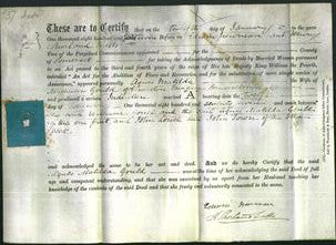 Deed by Married Women - Agnes Matilda Gould-Original Ancestry