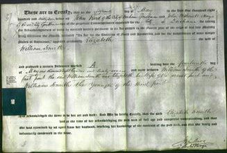 Deed by Married Women - Elizabeth Smith-Original Ancestry