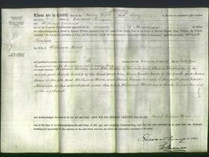 Deed by Married Women - Sarah Louisa Hood-Original Ancestry
