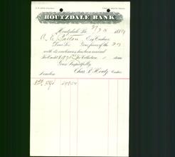 Bank Letterhead - Houtzdale Bank