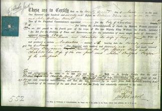 Deed by Married Women - Ann Graves and Charlotte Ward-Original Ancestry