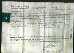 Deed by Married Women - Elizabeth Charles-Original Ancestry