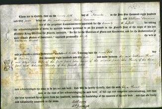 Deed by Married Women - Eliza Hunt-Original Ancestry