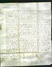 Court of Common Pleas - Elizabeth Hicklin-Original Ancestry