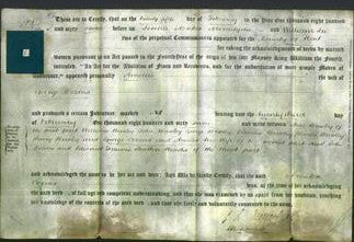 Deed by Married Women - Amelia Cozens-Original Ancestry