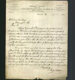 Letterhead - Office of George Adlam