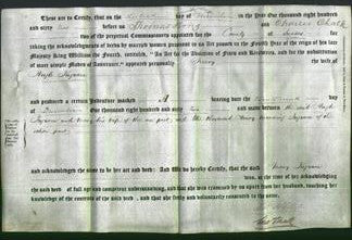 Deed by Married Women - Mary Ingram-Original Ancestry