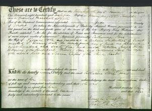 Deed by Married Women - Catharine Stone-Original Ancestry