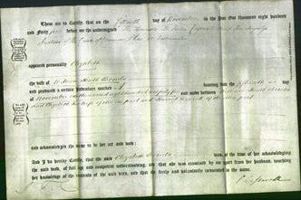 Deed by Married Women - Elizabeth Bonds-Original Ancestry