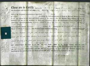 Deed by Married Women - Christener Warner Soar and Mary Ann Warner Thurston-Original Ancestry