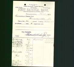 Bank Letterhead - First National Bank