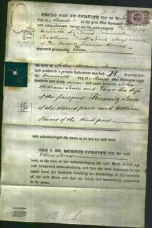 Deed by Married Women - Eliza Jones-Original Ancestry