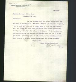 Letterhead - Henry Taylor Lumber Co.
